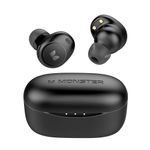 Monster Wireless Earbuds, Bluetooth 5.3 in-Ear Stereo Headphones, Touch Control, Charging Case, Fast Charging Sports Bluetooth Earphones, Type-C Charging, HD Clear Calls