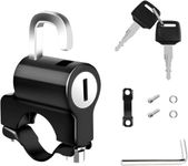 Openja Motorcycle Helmet Anti-Theft Lock, Motorbike and Bicycle Helmet Safety Lock with Two Keys, Handlebar Mounting Tamper-Proof Helmet Security Lock, Motorcycle Accessories.