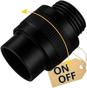 G-Promise All Metal Shower Head Shut Off Valve, G1/2" Shower Flow Control Valve for Handheld or Bidet Sprayer (Matte Black)