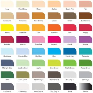 Winsor & Newton Promarker Set – 48 Dual-Tip Art Markers