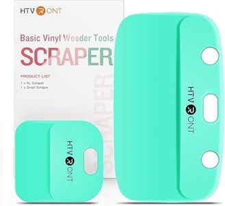 HTVRONT Vinyl Scraper - 2Pack Scraper Tools for Vinyl, Craft Weeder Tool Kit Basic 2Pack
