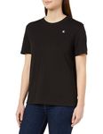 Calvin Klein Women's Regular Fit T Shirt (J20J223226BEH_Black S)