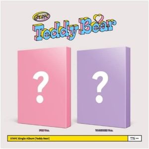 STAYC Teddy Bear 4th Single Album TOGETHER Version CD+1p Fragrance Card+60p PhotoBook+1ea Bear DIY Tazo+1p PhotoCard+Tracking Kpop Sealed