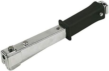 Edward Tools Hammer Tacker Stapler for Arrow T50 Staples - Heavy Duty Industrial Design for Construction or Home - Fits staples 1/4”, 5/16”, 3/8” - Ergo Grip Handle - Balanced Weight Design