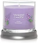 Yankee Candle Lilac Blossoms Scented, Signature 4.3oz Small Tumbler Single Wick Candle, Over 20 Hours of Burn Time