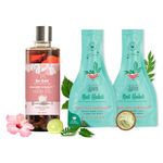 Nat Habit Dasabuti Summer Hair Oil & Hair Mask Combo For Men & Women, Tri Leaf Nutrimaks & Hibiscus Amla Oil For Hair Growth & Hair Fall Suitable For All Hair Types (Combo Pack of 3)