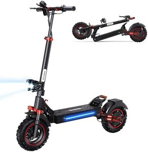 iScooter Electric Scooter 1000-2400W Dual Motor, 61/45 KM/H Fast Speed E Scooter & Up to 80/70/50 KM Long Range, 12/11/10" Off-Road Tire Foldable Scooter for Adults with Dual Suspensions & Disc Brake