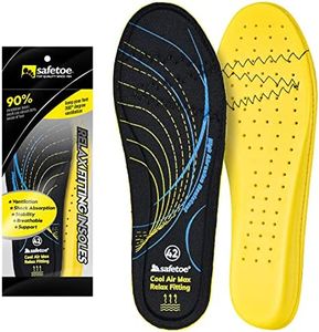 SAFEYEAR Confortevole suola in memory foam maschile e femminile, Soletta in gel traspirante-J-012,piede piatto ortopedico, suola fasciite plantare, supporto arch, scarpe sportive e stivali da lavoro