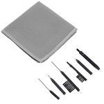7pcs Cleaning Tool Kit Earphone Earbuds Cleaner Hearing Amplifier Cleaning Brush with Wax Loop and Magnet for Travel Home