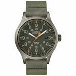 Timex Expedition Scout Men's 40mm Fabric Strap Watch TW4B14000, Dark Green