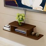 OXMIC TV Setup Box Stand/TV Set UP Box Holder/TV Remote Holder (Glossy,Engineered Wood),WiFi Router,Wall Shelf,Storage Shelf