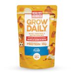 Grow Daily Boys 10+ Shake Mix Bag by Healthy Heights - Protein Powder (Plain) - Developed by Pediatricians - High in Protein Nutritional Shake - Contains Key Vitamins & Minerals - No Added Sugar