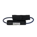 TheraBand Resistance Tubes, Professional Latex Elastic Tubing with Handles, Physical Therapy, Lower Pilates, at-Home Workouts, & Rehab, 12 Inch, Padded Cuffs, Extra Heavy, Intermediate Level 2 - Blue