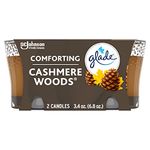 Cashmere Woods, 6.8 Ounce : Glade Jar Candle Air Freshener, Cashmere Woods, 2 Count, 6.8 Ounce