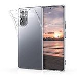 kwmobile Case Compatible with Xiaomi Redmi Note 10 Pro - Clear Case Soft Slim Flexible Protective TPU Phone Cover - Transparent