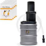 Will NOT work with standard kegs. ONLY for home brew (Ball-Lock) systems! Bar King’s UPDATED Home Brew Cleaning Kit has Quick-Connect simplicity! (Includes cleaning Powder) - Ball-Lock Kegs