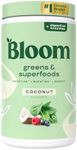 Bloom Nutrition Green Superfood | Super Greens Powder Juice & Smoothie Mix | Complete Whole Foods (Organic Spirulina, Chlorella, Wheat Grass), Probiotics, Digestive Enzymes, & Antioxidants (Coconut)