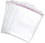 Webshoppers | Self Adhesive Resealable transparent 4X6 inches - 100 Pcs BOPP plastic covers for packing,plastic bags (35 Micron)