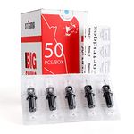 Stigma #10 (3RL) Bugpin Disposable Tattoo Needle Cartridges with Membrane Safety Cartridges for Tattoo Artists Round Liner 50Pcs Super Value Pack EN05-50-1003RL