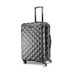 Kenneth Cole Reaction Diamond Tower Luggage Collection Lightweight Hardside Expandable 8-Wheel, Black, 24-Inch Checked, Diamond Tower Luggage Collection Lightweight Hardside