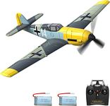 VOLANTEXRC RC Plane 4CH RC Airplane BF-109 RTF Remote Control Plane for Beginners with 2 Batteries and Xpilot Stabilization System,Toy Gifts for Adults Kids(761-11)