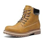 Bruno Marc Men's Classic Winter Fall Boots Outdoor Work Boots, Yellow/Mesh Lining, 10