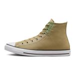 Converse Men Chuck Taylor All Star Stitched Patch High Top Sneakers Khaki