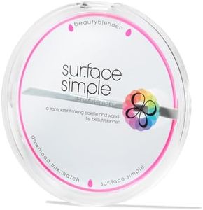 Beautyblender® | Surface Simple Portable Clear Beauty Blender Makeup Mixing Palette, Mix and Match Foundations and Creams, Includes Mixing Makeup Wand