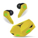 Yellow With Mic Earbuds