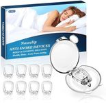Anti Snoring Devices,Snore Stopper with Adjustable Magnet, Silicone Nose Clip Stop Snoring, Effective to Relieve Snoring, Snoring Solution Comfortable and Quieter Sleep, Anti snoring Nose Clip,8PCS