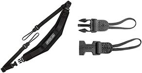 OP/TECH USA Camera Accessories Bundle with Pro Loop Strap (Black) + Uni-Loop System Connectors (Black)