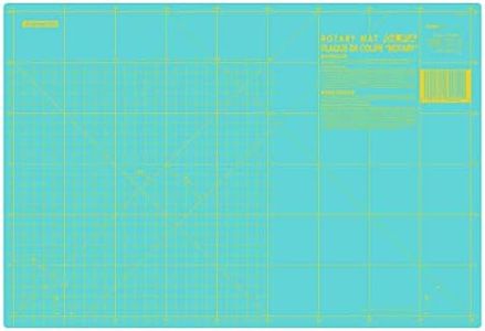 Olfa Rotary Cutting Mat, Aqua, 17x11in