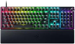 Razer Huntsman V3 Pro Esports Gaming Keyboard: Analog Optical Switches - Razer Snap Tap - Rapid Trigger - Adjustable Actuation - Media Keys & Dial - Doubleshot PBT Keycaps - Wrist Rest - Black