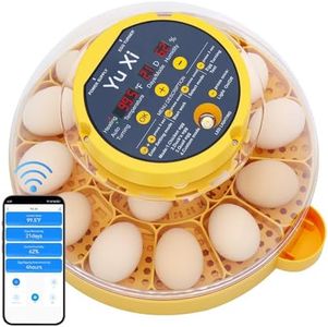 Eggs Incubator for Hatching Eggs, 16 Eggs Support Automatic Egg Turner, App Track Temperature & Humidity, Suitable for Chicken/Quail/Turkey/Pigeon Egg