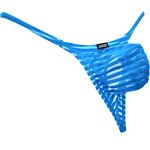 iKingsky Men's Sexy Little G-String Underwear Y-Back Thong Mens Under Panties (Medium, Blue)