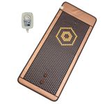 CAREFIT TourmaVital Infrared Heating Mat | Professional Pain Relief Massage & Relaxation Therapy | Stone Heat Pad