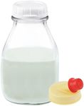 Kitchentoolz 16 Oz Glass Milk and C