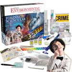 WILD ENVIRONMENTAL SCIENCE Forensic Science Lab - Crime Scene Science Kit - Ages 8+ - Examine Crime Scenes and Learn Real Forensic Biology