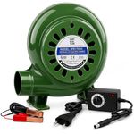 RUMBALTON 80W Electric Air Blower Fan with Stand & Speed Controller for BBQ & Coal Forge, Heavy Duty Metal Fire Blower, Indian Plug 220-240V AC for Blacksmith Furnace, Tandoor & Camping