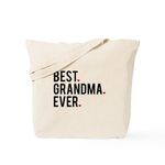 CafePress Best Grandma Ever Tote Bag Natural Canvas Tote Bag, Reusable Shopping Bag