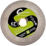 Diamond Tile Saw Blade SANLEETEK - 115mm Cutting Grinding Disc for Porcelain Ceramic Tile Marble Artificial Stone with Double-sided X Mesh Rim