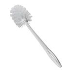 Rubbermaid Commercial Toilet Bowl Brush with Plastic Handle, Polypropylene Fill, 1.13-Inch Trim Length, 14.5-Inch Length, White (FG631000WHT)