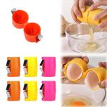 Egg Shell Opener, 2025 Egg Cracker Tool for Raw and Hard-Boiled Eggs, Handheld Egg Peeler and Separator, Stainless Steel Eggshell Breaker, Kitchen Gadgets for Cooking and Baking (B)