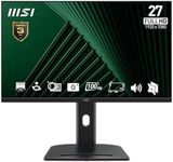 MSI PRO MP275PG 27 Inch Full HD Office Monitor - 1920 x 1080 IPS Panel, 100Hz, Eye-Friendly Screen, VESA Mountable, Display Kit Support, 4-Way Adjustable - HDMI, DisplayPort, D-Sub (VGA)