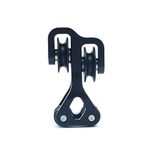 Namvo Archery Compound Bow Cable Slide Aluminum Alloy Archery Bow String Splitter Roller Glide Bowstring Separator Arrow Pulley for Hunting Shooting Black