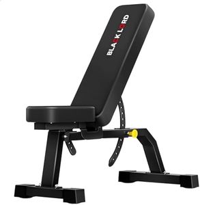 BLACK LORD Adjustable Commercial Weight Bench Press for Incline Flat Exercise, Foldable Weight Bench for Full Body Workout & Multi-Purpose Fitness Strength Training for Home Gym, 450kg Capacity