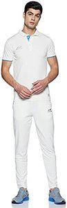 Nivia Hook Cricket Jersey Set | Off White | Size: Large | for Men & Boys | Cricket Whites | Field Dress