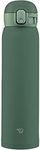 Zojirushi SM-WA60-GD Water Bottle, One-Touch Stainless Steel Mug, Seamless 0.60 L Khaki