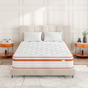 TeQsli 3FT Gel Memory Foam Mattress – Single Bed Comfort