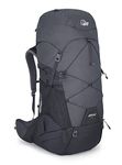 Lowe Alpine Sirac Multi-Day Hiking Backpack, Sirac 65 Liter, Ebony